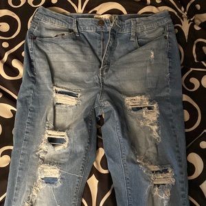 Blue ripped mudd jeans